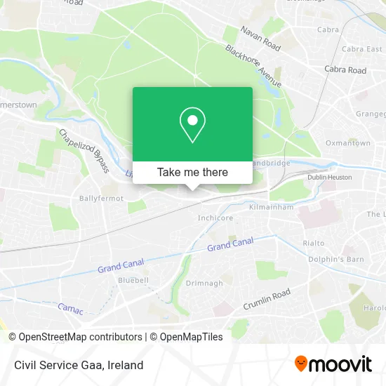 Civil Service Gaa map