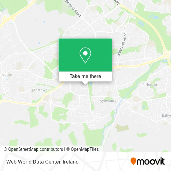 Web World Data Center map