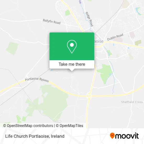 Life Church Portlaoise map