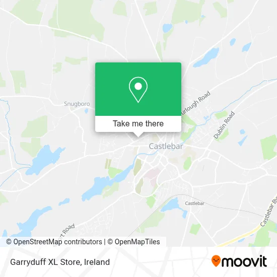 Garryduff XL Store map