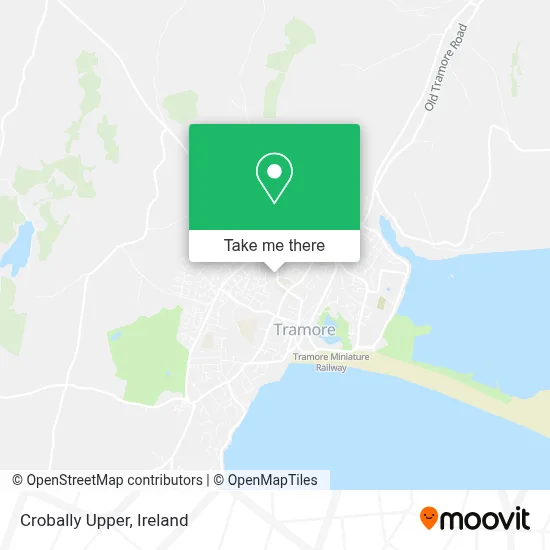 Crobally Upper map