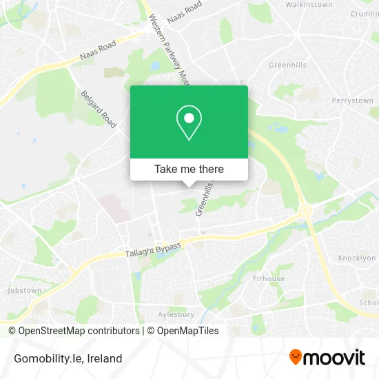 Gomobility.Ie map
