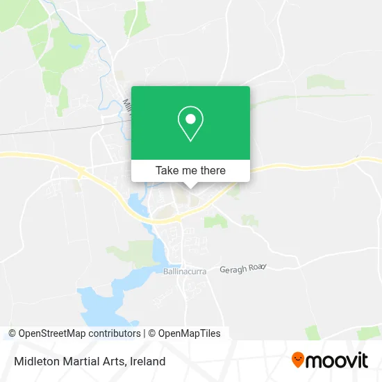 Midleton Martial Arts map
