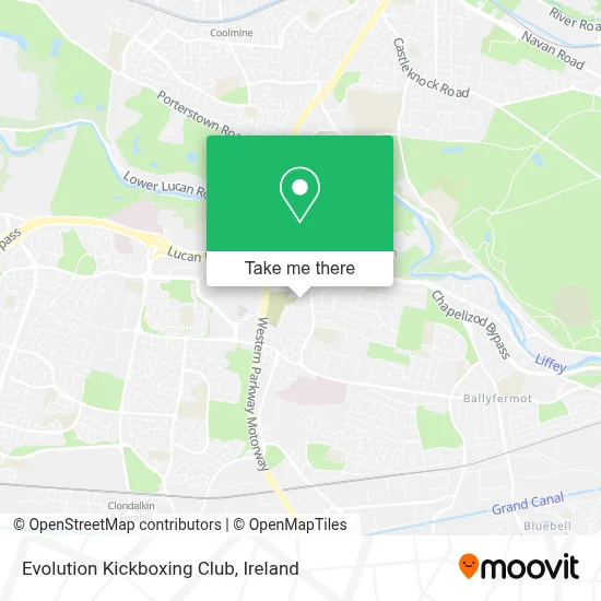 Evolution Kickboxing Club map