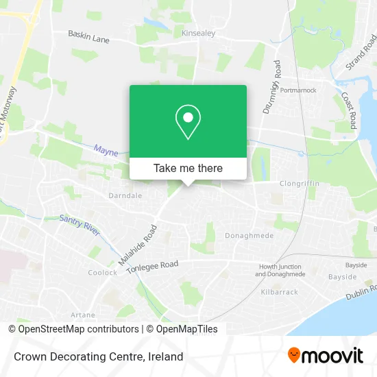 Crown Decorating Centre map