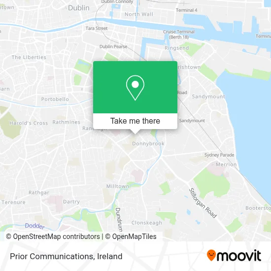 Prior Communications map
