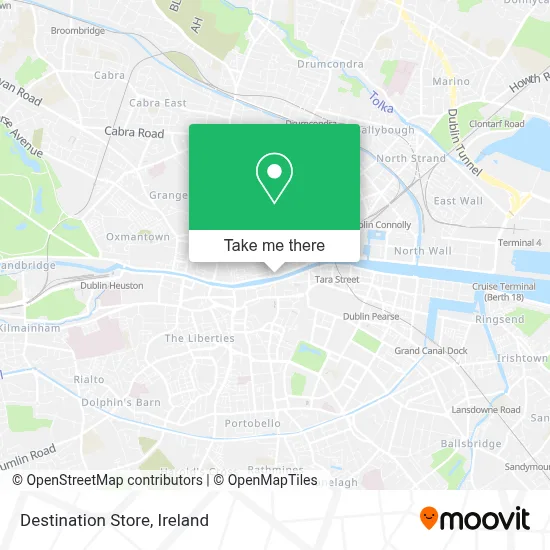 Destination Store map
