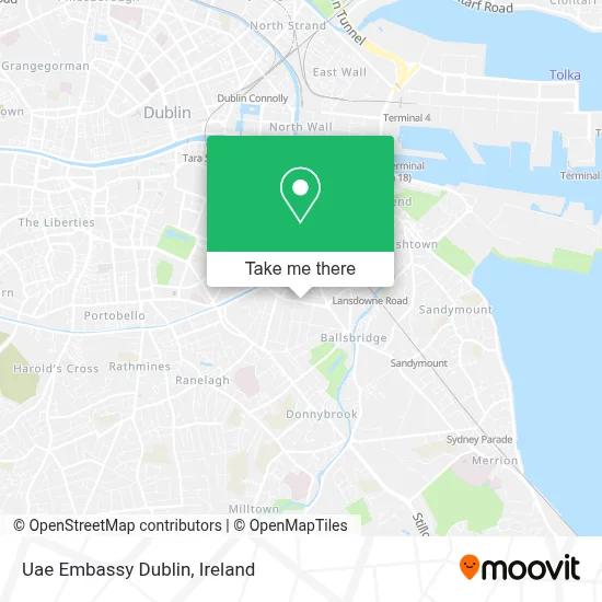 Uae Embassy Dublin map