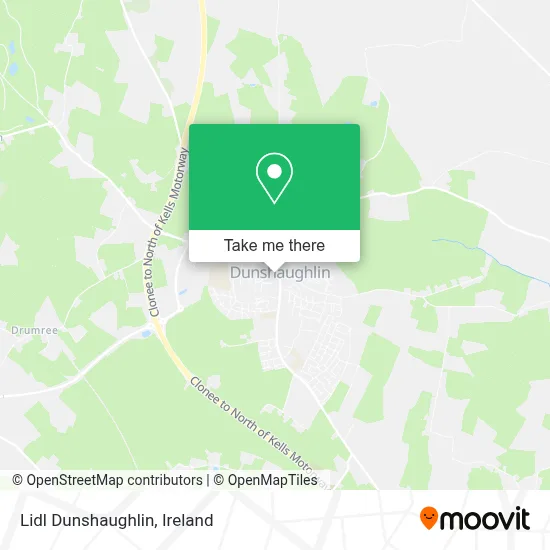 Lidl Dunshaughlin map