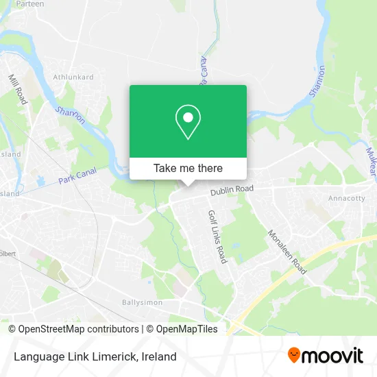 Language Link Limerick map
