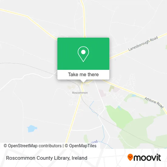 Roscommon County Library map