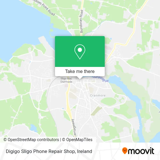 Digigo Sligo Phone Repair Shop map