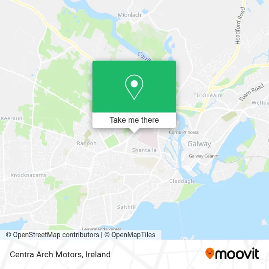 Centra Arch Motors map