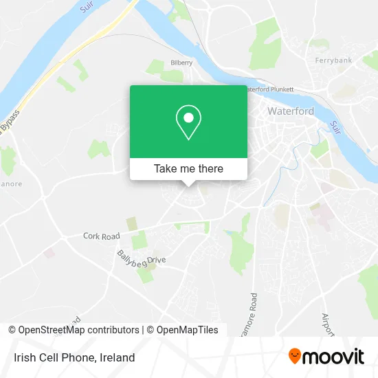Irish Cell Phone map