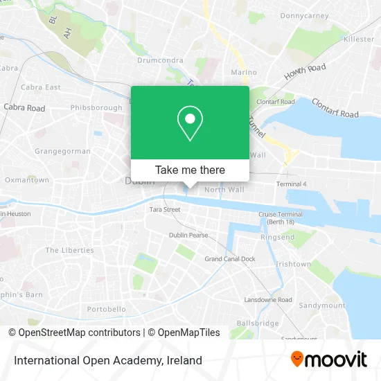 International Open Academy map