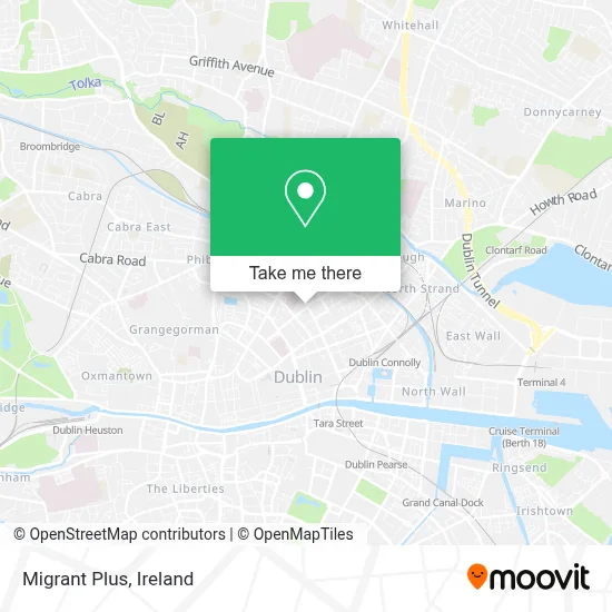 Migrant Plus map