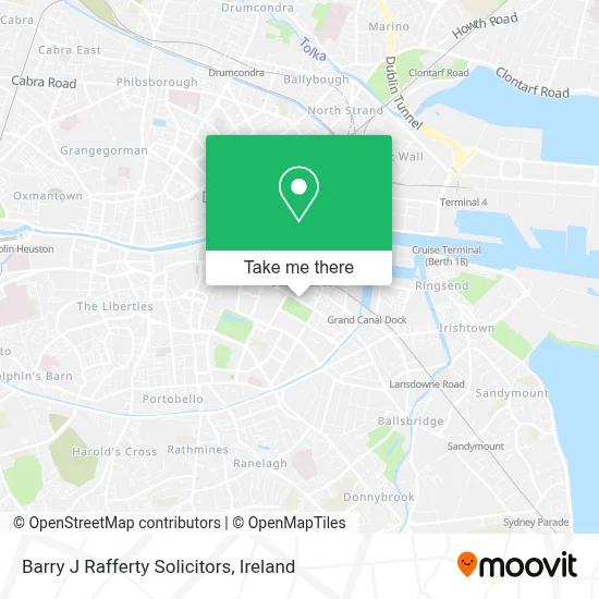 Barry J Rafferty Solicitors map