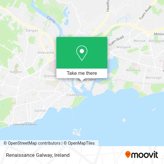 Renaissance Galway map
