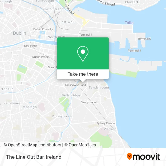 The Line-Out Bar map