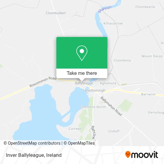 Inver Ballyleague map