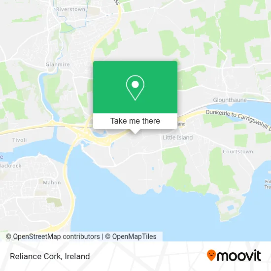 Reliance Cork map
