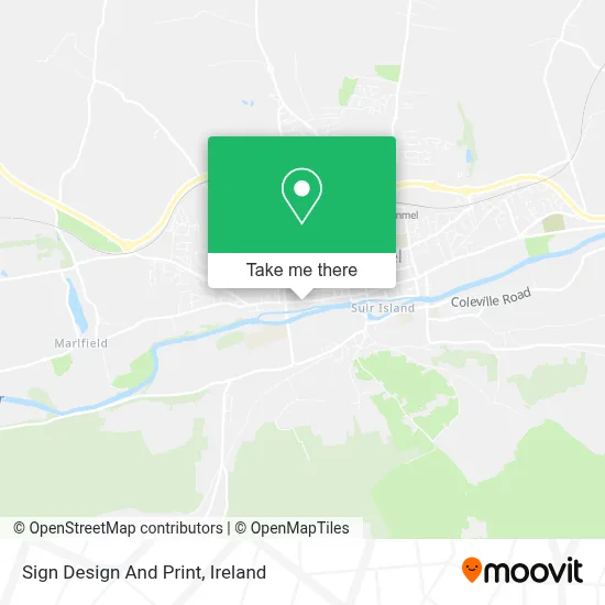 Sign Design And Print map