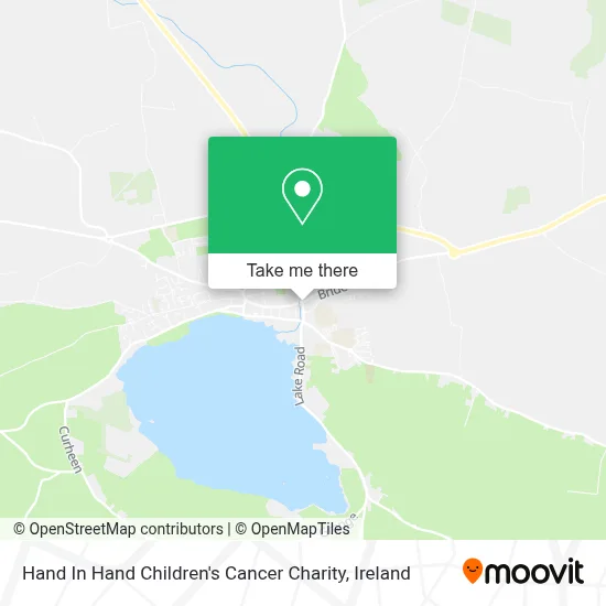 Hand In Hand Children's Cancer Charity map