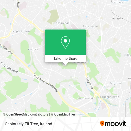 Cabinteely Elf Tree map