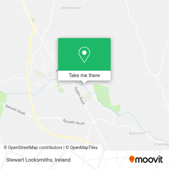 Stewart Locksmiths map