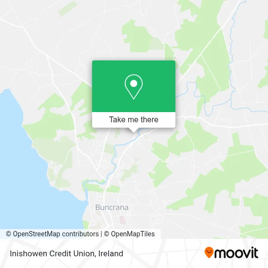 Inishowen Credit Union map