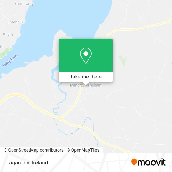 Lagan Inn map