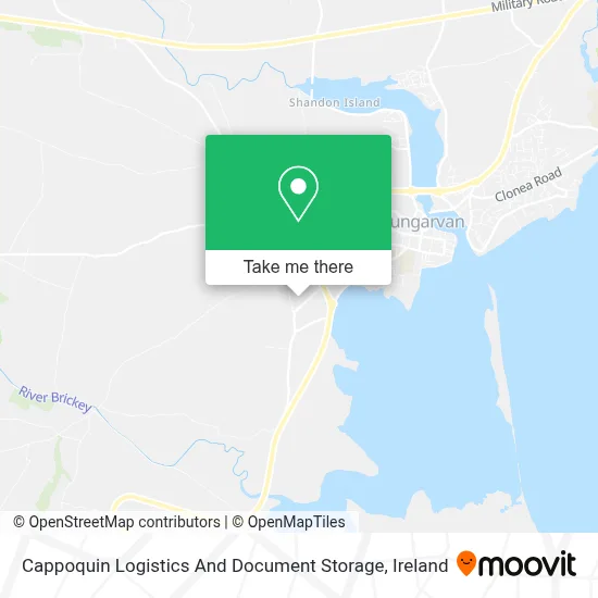 Cappoquin Logistics And Document Storage map