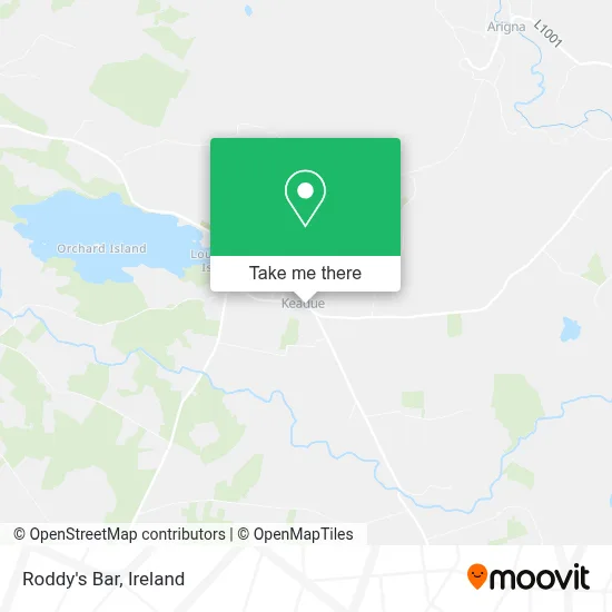 Roddy's Bar map