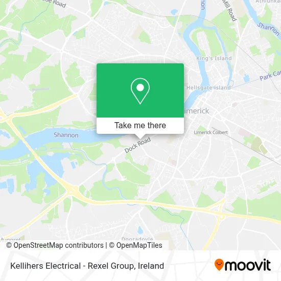 Kellihers Electrical - Rexel Group map