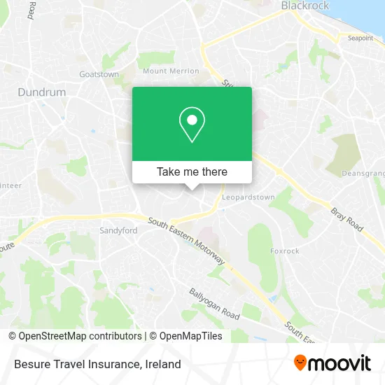 Besure Travel Insurance map