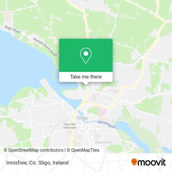 Innisfree, Co. Sligo map