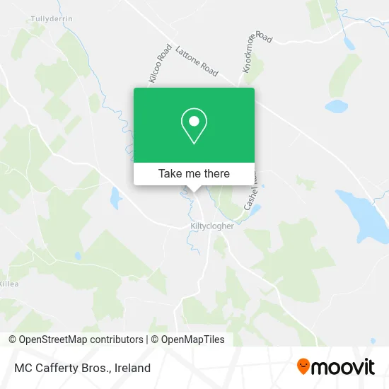 MC Cafferty Bros. map