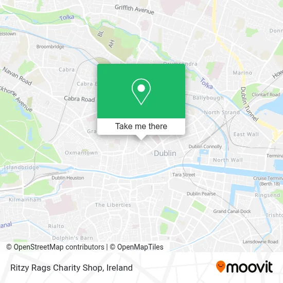 Ritzy Rags Charity Shop map