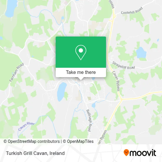Turkish Grill Cavan map