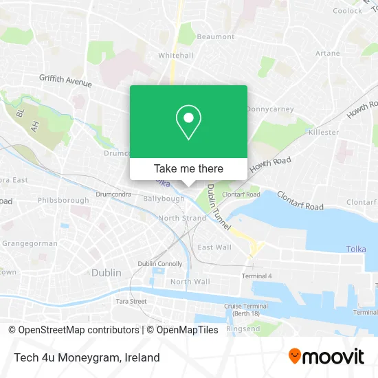 Tech 4u Moneygram map