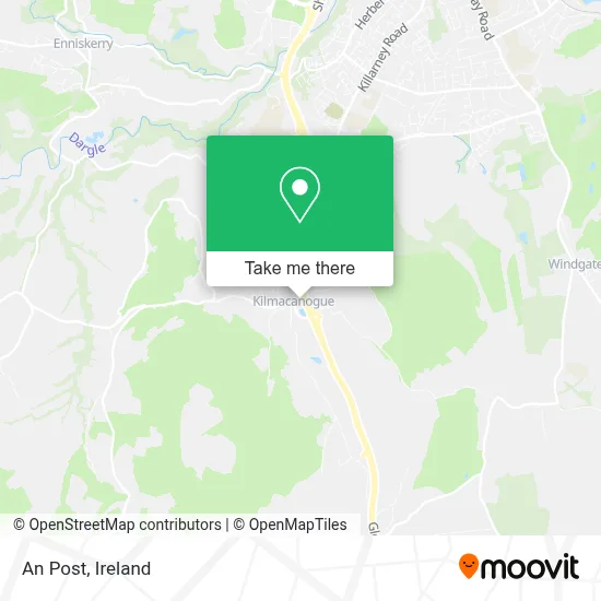An Post map
