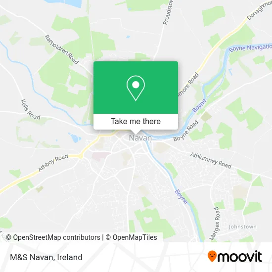 M&S Navan map