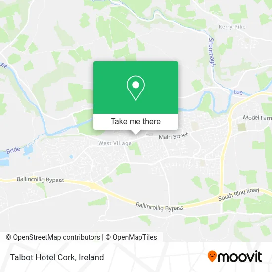 Talbot Hotel Cork map