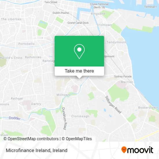 Microfinance Ireland map