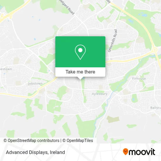 Advanced Displays map