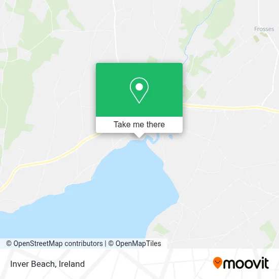 Inver Beach map
