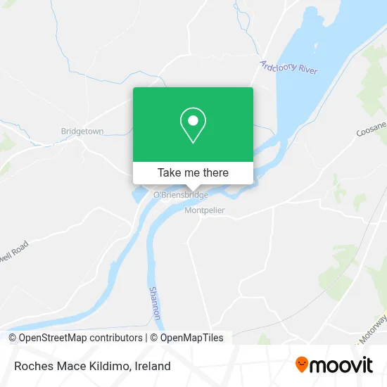 Roches Mace Kildimo map
