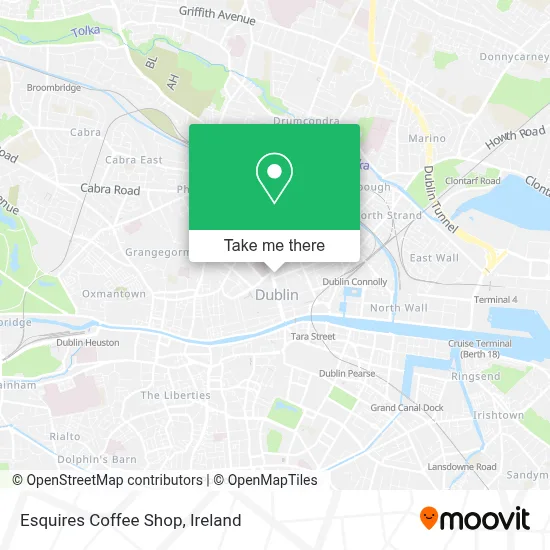 Esquires Coffee Shop map