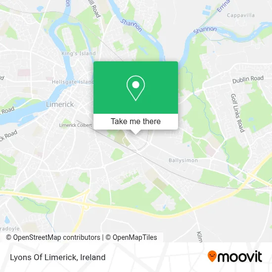 Lyons Of Limerick map