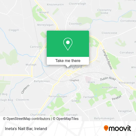 Ineta's Nail Bar map